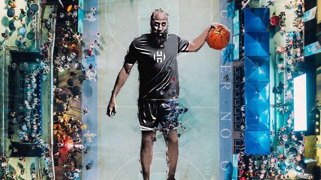 Clippers' Harden surprised with court reveal, design on China tour