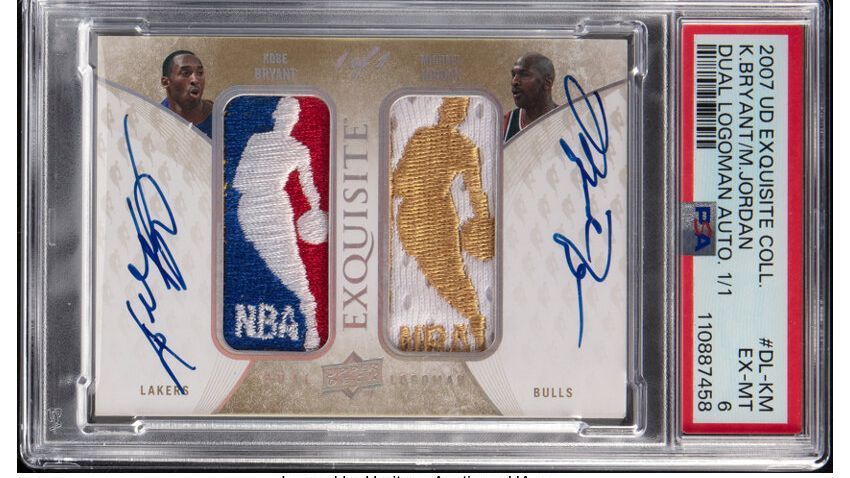 'Holy grail' MJ-Kobe card sells for record $12.9M