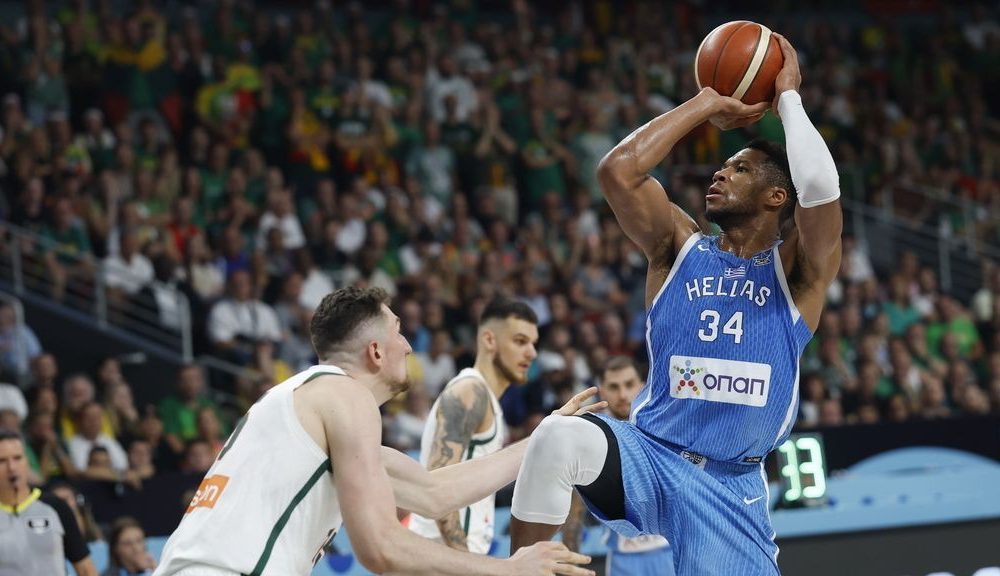 Giannis has Greece in semis; to face Turkey next