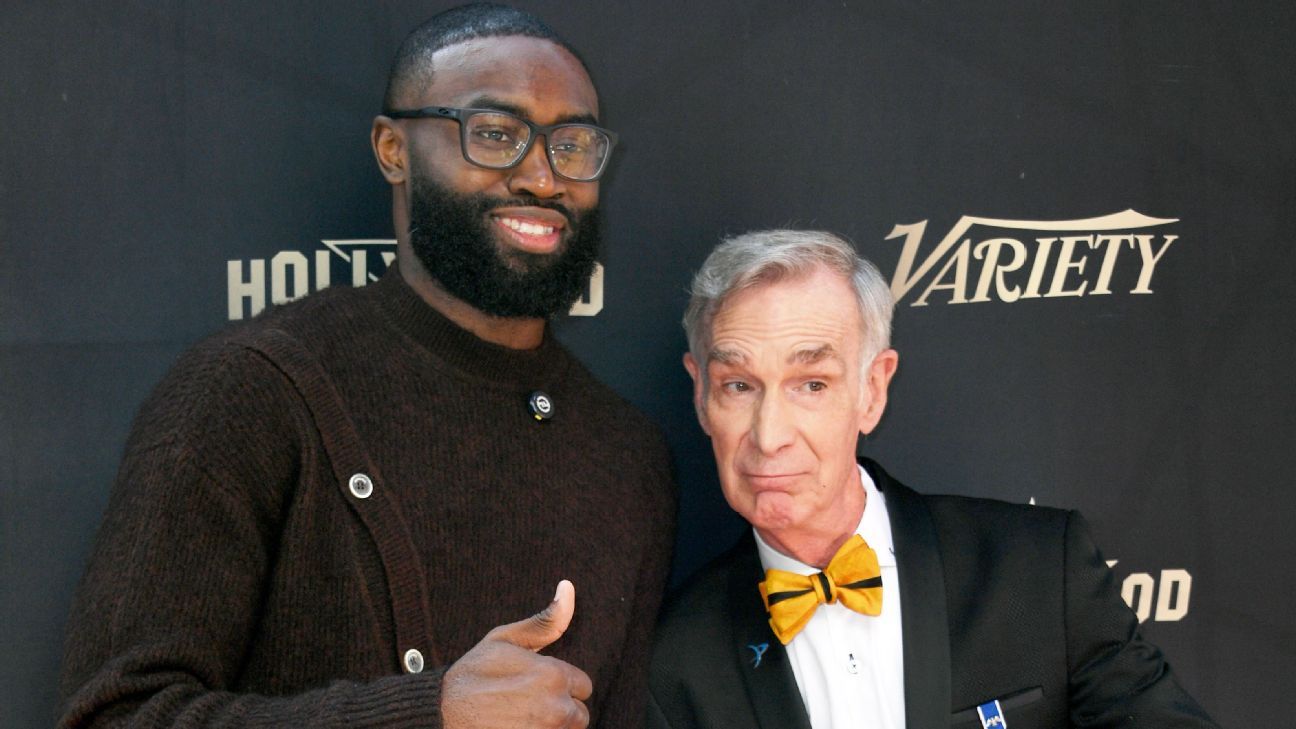 'I have Bill to thank': Jaylen Brown speaks at Bill Nye's Hollywood star dedication