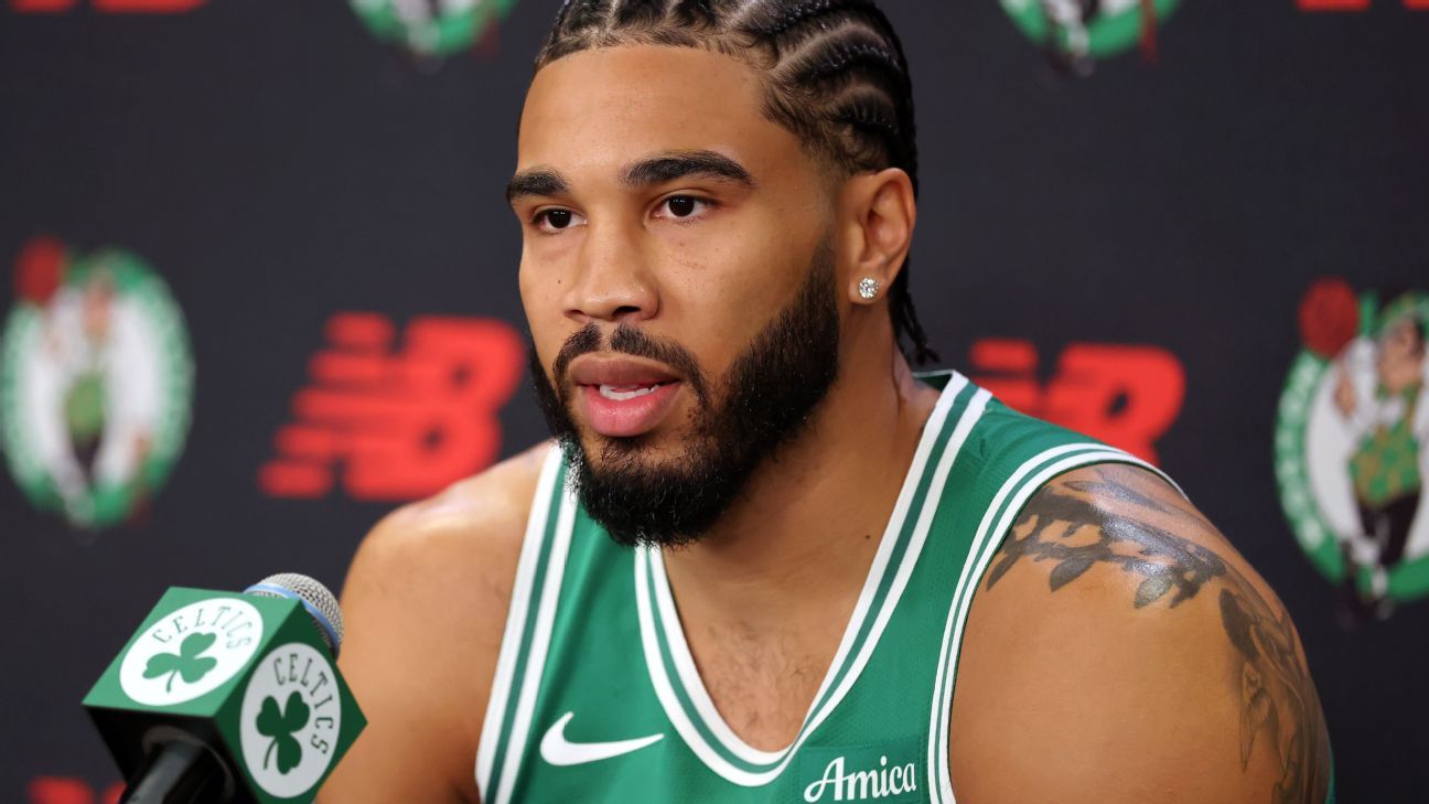 Celtics' Tatum feels 'no pressure' to rush back
