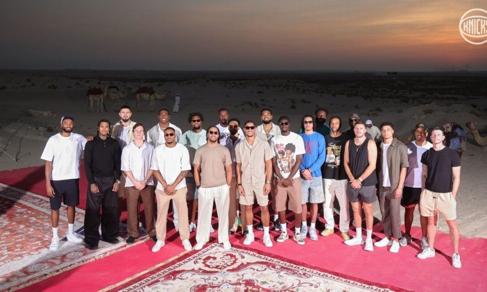 Knicks legends ride camels, 76ers go golfing: Top scenes from Abu Dhabi series