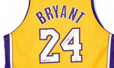 Kobe's first No. 24 Lakers jersey sells for $889K