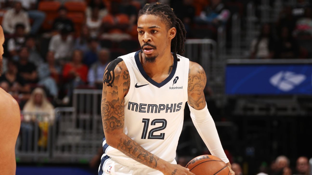 Griz star Morant week to week with ankle sprain