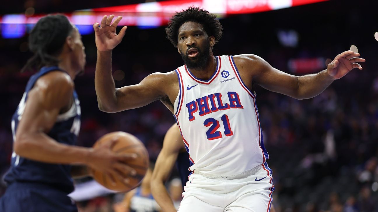 Embiid returns to court after 8-month absence