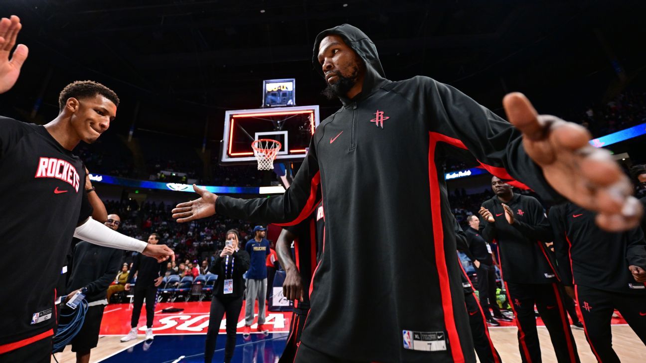 Durant, Rockets agree to 2-year, $90M extension