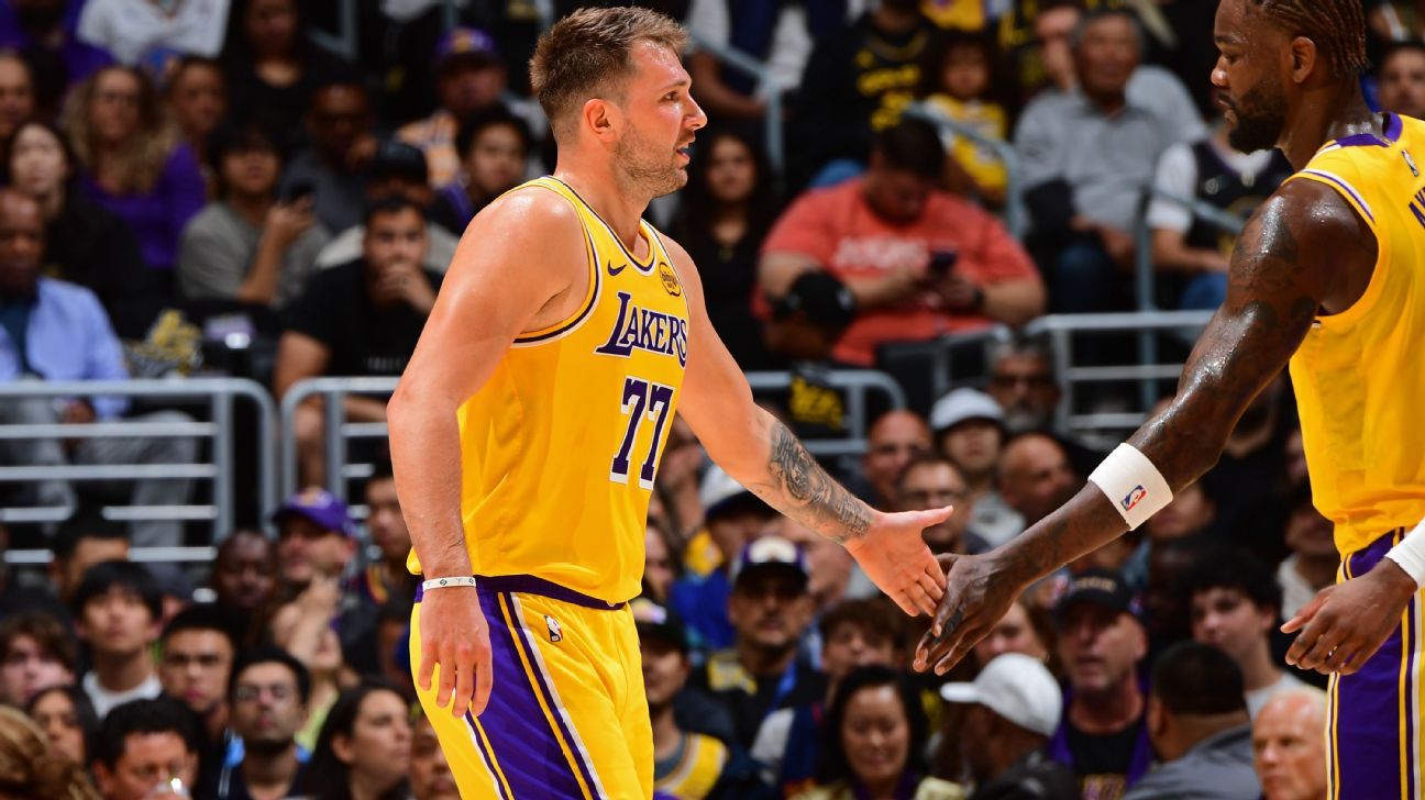 Doncic downplays groin issue after 43-point night