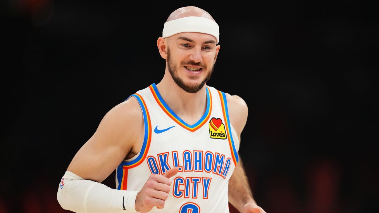 Thunder's Caruso suffers concussion, in protocol