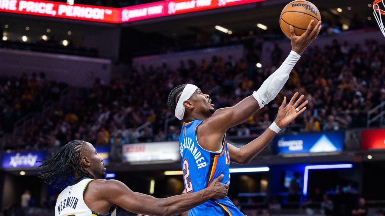 SGA drops 55 as OKC sweats out another 2OT win