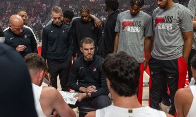 Blazers move forward, win day after Billups' arrest