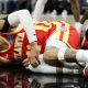 Hawks' Young avoids ACL injury, but MRI to follow