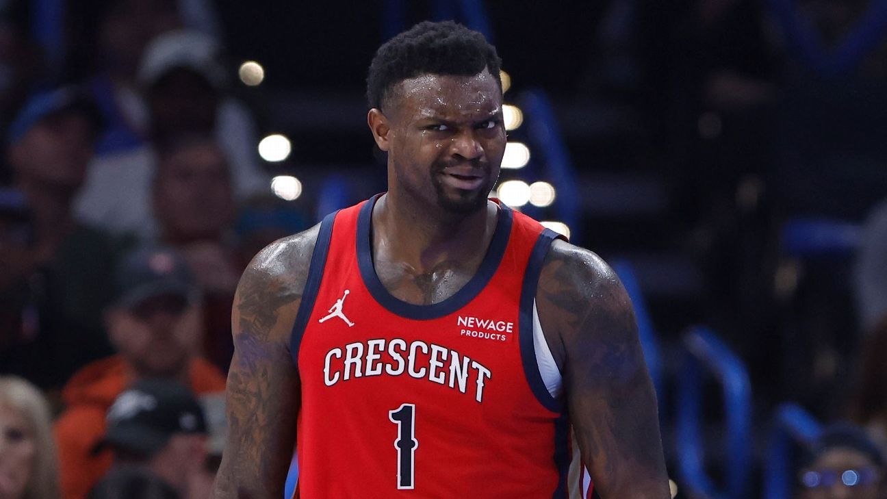 Pelicans lose Zion (hamstring) for at least a week