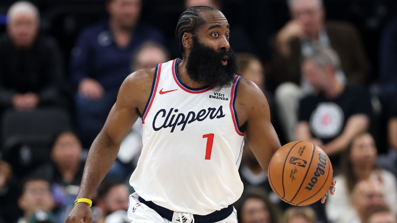 Clippers' Harden (personal) misses game vs. Suns