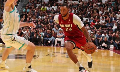 Heat set team mark with 53-point 1st, rip Hornets