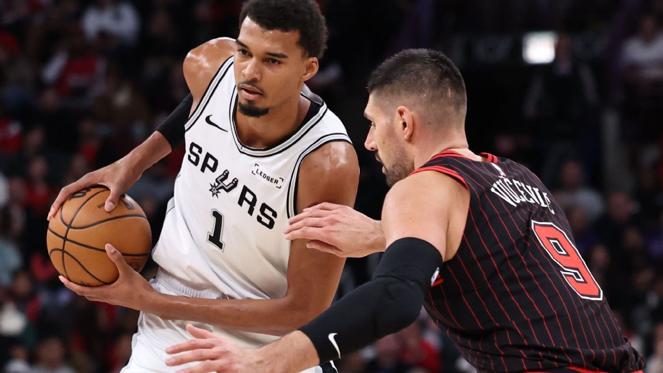 Wemby shows 'finish,' nets 38 as Spurs top Bulls