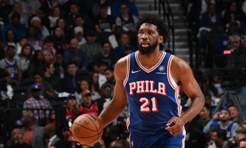 Embiid out vs. Celtics with right knee soreness
