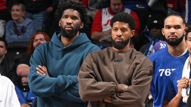Embiid day-to-day; George in final stage of return