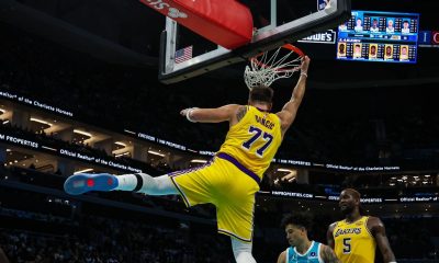 'U can dunk?': Doncic trolled by teammates after dunk against Hornets
