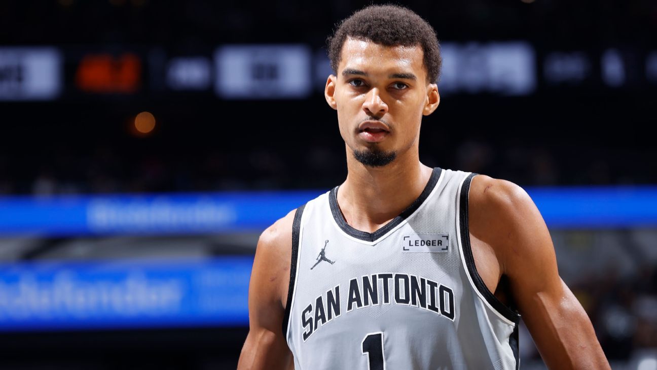 Sources: Spurs' Wembanyama out for a few weeks