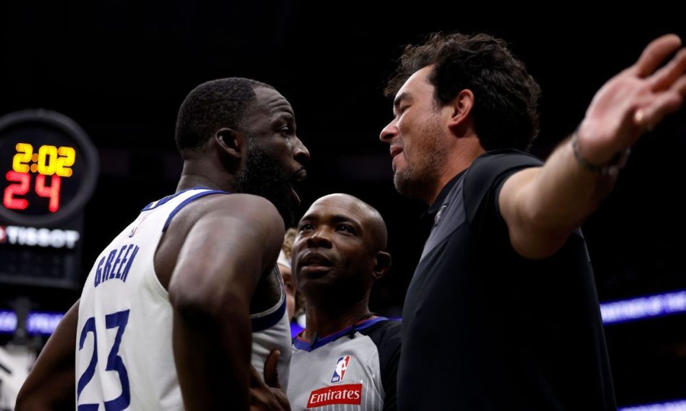 Source: Draymond warned for engaging vocal fan