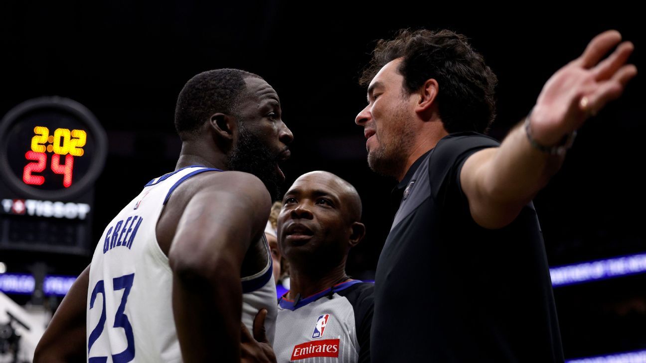 Source: Draymond warned for engaging vocal fan