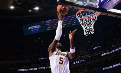 Ayton exits Lakers' win at Utah with knee contusion
