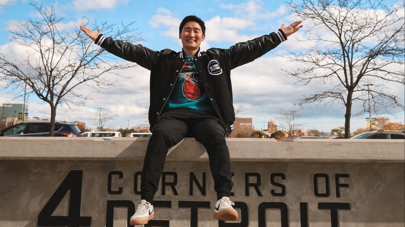 How a South Korean fan caught the attention of the Pistons -- and its stars