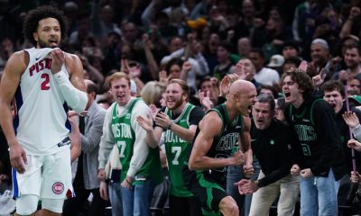 Celts halt Pistons' win streak at 13 in frantic finish