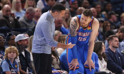 OKC's Hartenstein out 10-14 days with calf strain