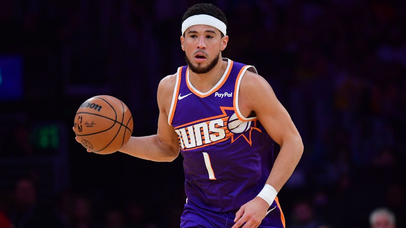 Suns' Booker ruled out vs. Lakers with groin injury