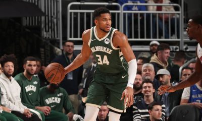 Giannis leaves game with noncontact calf injury