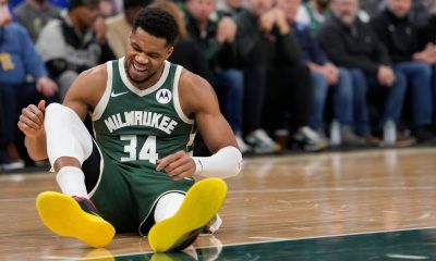Sources: Giannis (calf strain) out 2 to 4 weeks