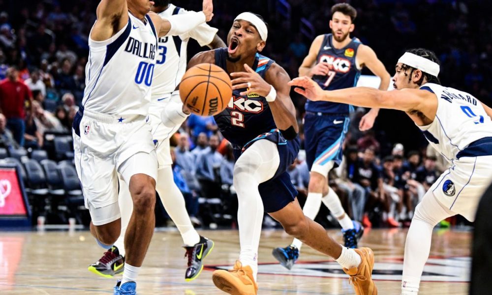 OKC rolls to 22-1 behind SGA's 33 in 3 quarters