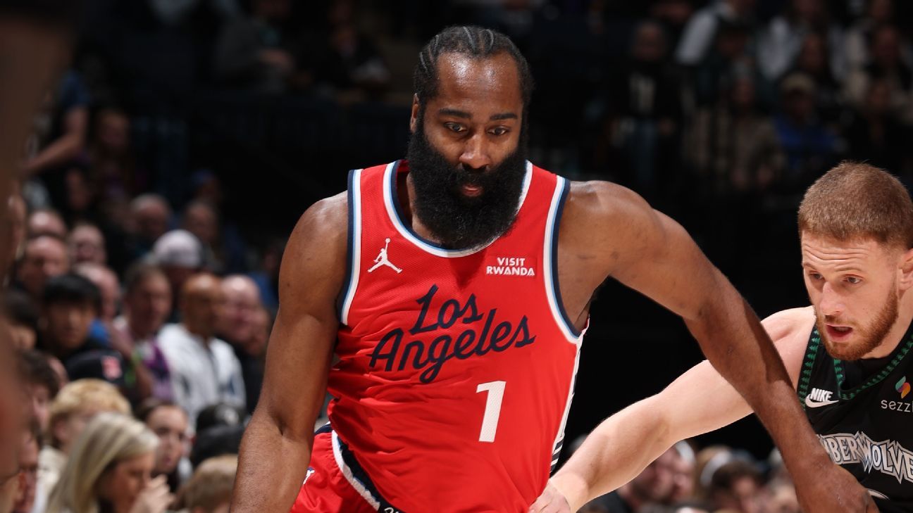 Harden passes Melo, up to 10th on scoring list