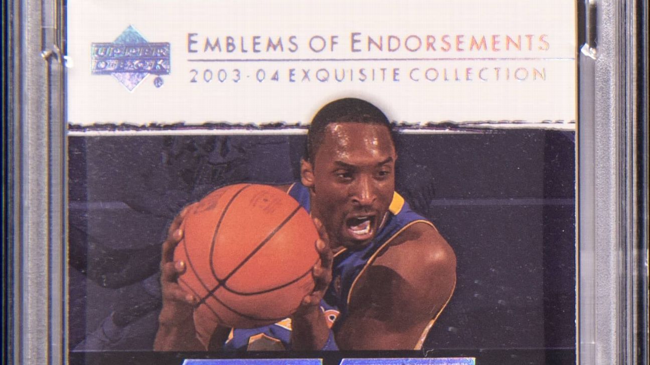 Signed Kobe card fetches $1.22 million at auction