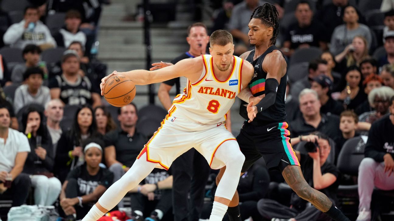 Hawks' Porzingis sidelined 2 weeks with illness