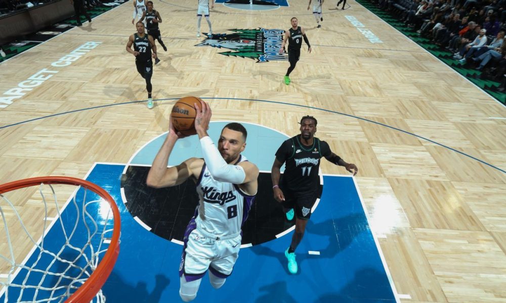 Kings' Lavine (ankle) exits in 1st half vs. Wolves