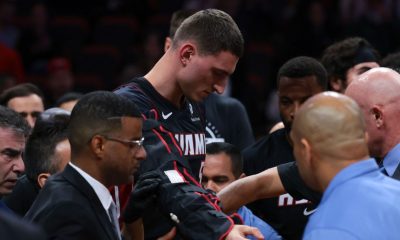 Heat F Jovic's MRI clean after hard fall; day-to-day