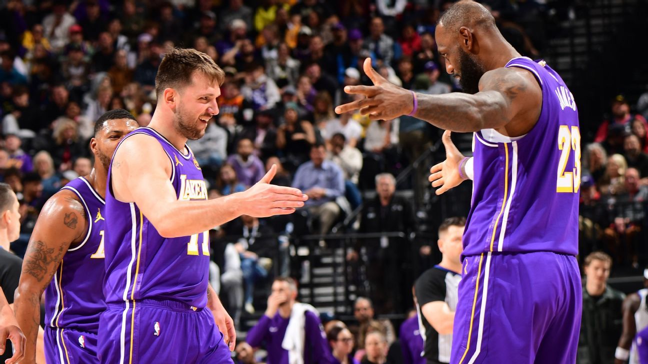 Doncic carries Lakers with 45-point triple-double