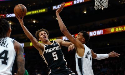 Wemby blocks shot in historic 100th straight game