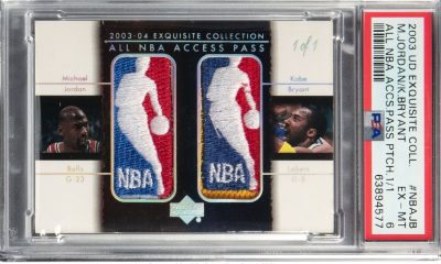 Kobe-MJ Logoman card fetches $3.17M at auction