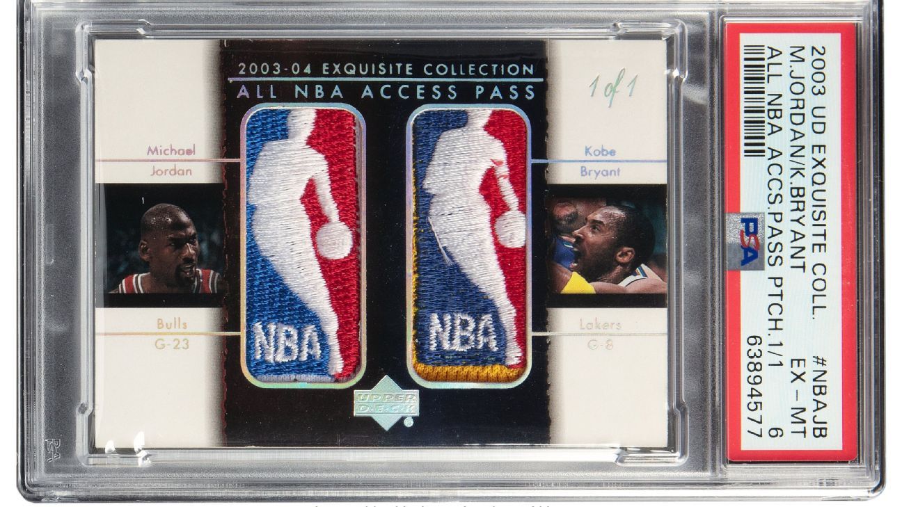 Kobe-MJ Logoman card fetches $3.17M at auction