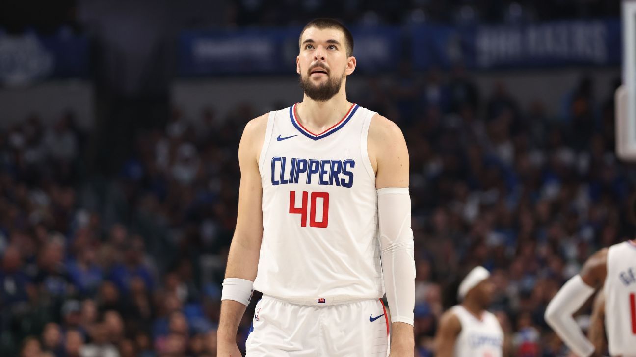 Clippers rule center Zubac out with ankle injury