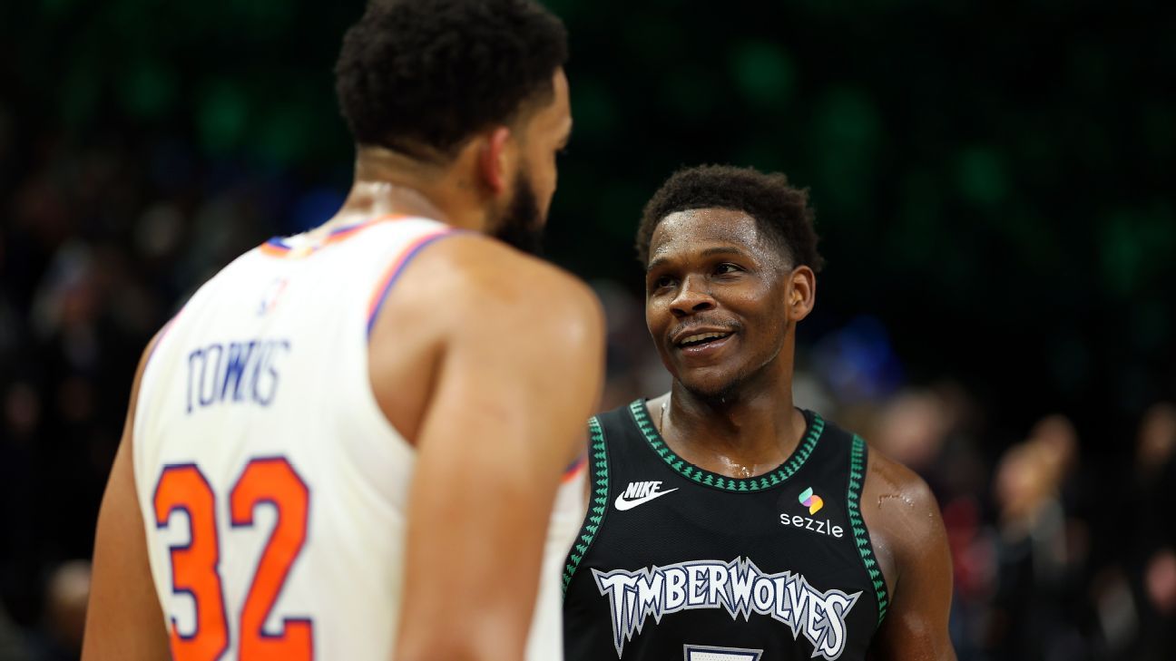 Wolves top Towns for 1st time in Minnesota return