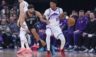 Bailey exits Jazz win vs. Pistons with hip strain