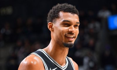 Wemby hyperextends knee, 'confident' he's OK