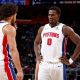 Pistons starters Duren (ankle), Harris (hip) out