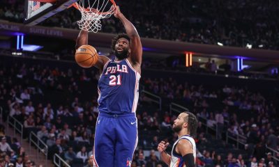 Embiid's 1st dunk of season fires up rising Sixers