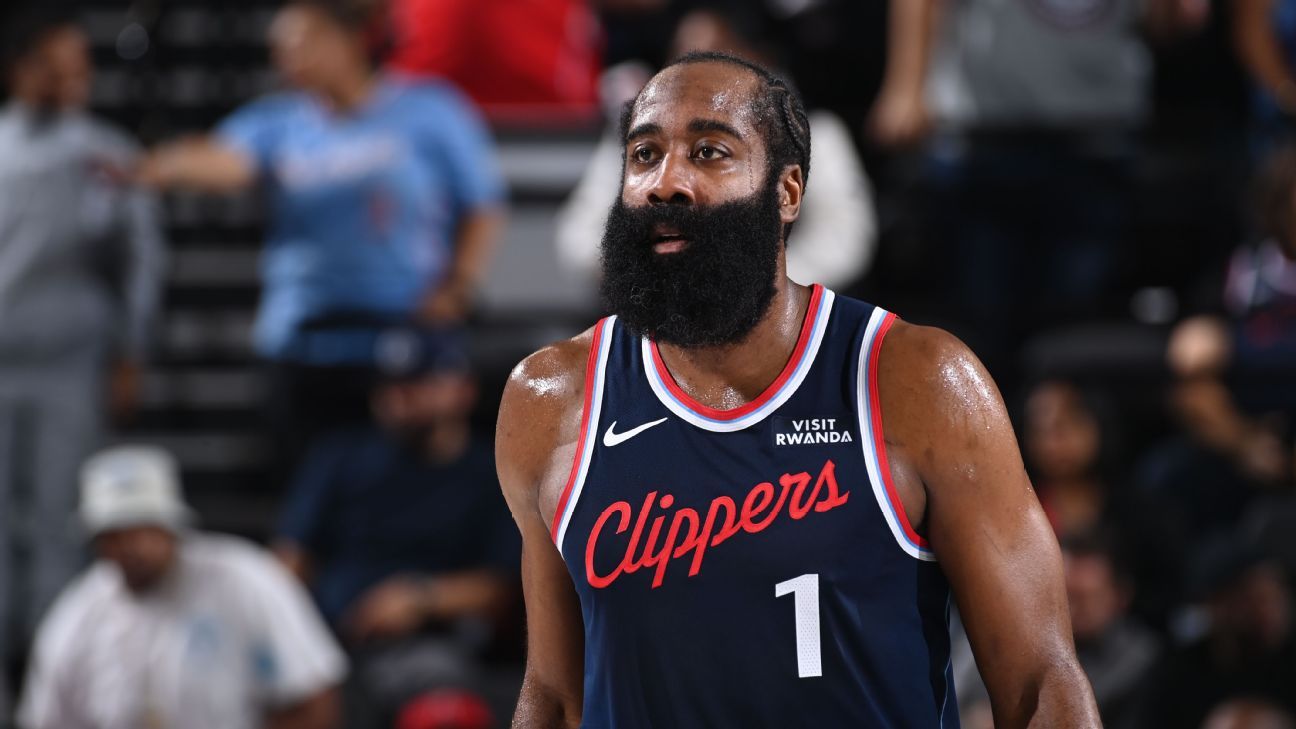 Harden sits out for Clippers with shoulder issue