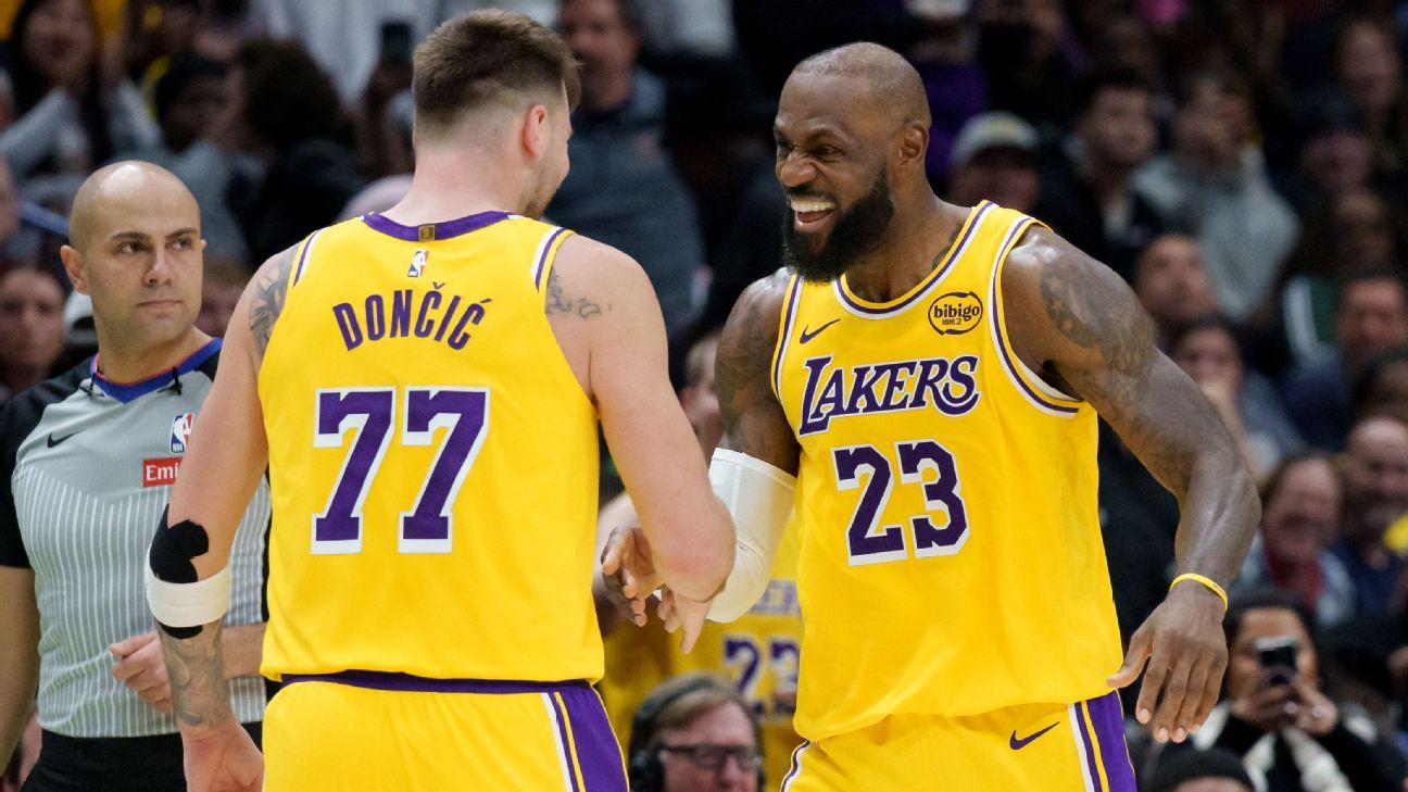 LeBron says it's on him to bend game around Luka